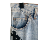 Chrome Hearts Vintage Aged Jeans - Image 6