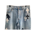 Chrome Hearts Vintage Aged Jeans - Image 4