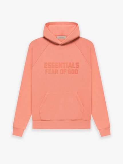 Fear of God Essentials Hoodie 'Coral'