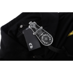 Chrome Heart Hollywood Yellow Cross Hoodie - Image 8