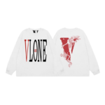 Vlone Staple Long Sleeve Red V - Image 4