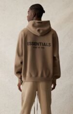 Fear of God Essentials Hoodie 'Wood' - Image 6