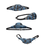 Chrome Hearts Blue Denim Embroidered Cross Patch Snat Bag - Image 6