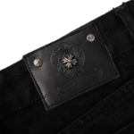 Chrome Hearts Distressed Yellow Jeans - Image 11
