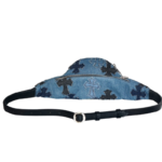 Chrome Hearts Blue Denim Embroidered Cross Patch Snat Bag - Image 2