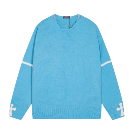 Chrome Hearts White Cross Patch Sweatshirt