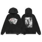 Vlone Playing Card Pattern Hoodie - Image 8