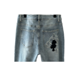 Chrome Hearts Denim Cross Patch Jeans - Image 5
