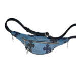 Chrome Hearts Blue Denim Embroidered Cross Patch Snat Bag - Image 5