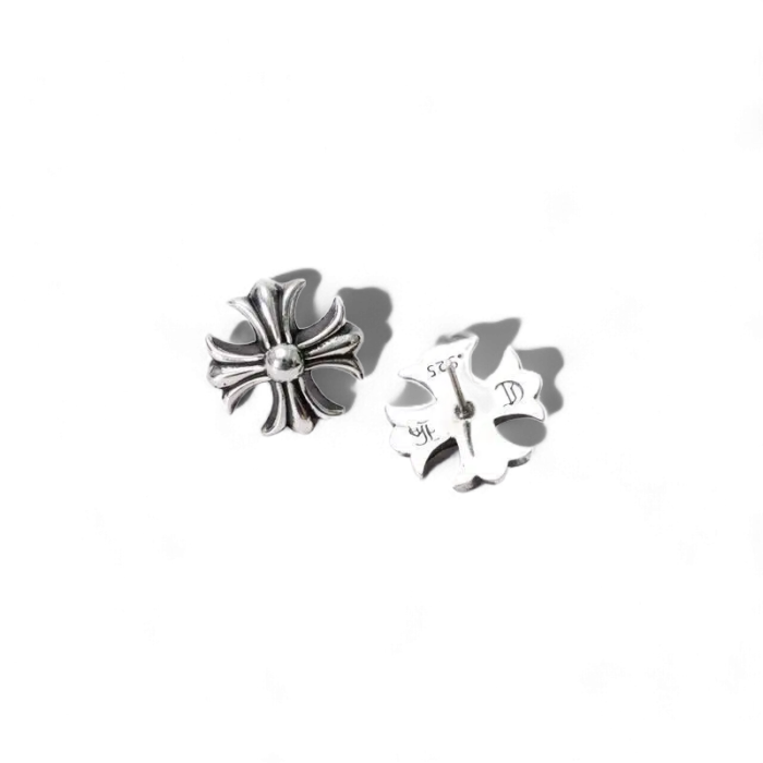 Chrome Hearts Cross Cut Out Stud Earring - Image 3