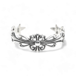 Chrome Hearts Double Floral Cross Bracelet