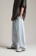 Fear of God Essentials Relaxed Pants 'Light Washed Denim' - Image 6
