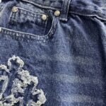 Chrome Hearts Zipper Jeans - Image 3