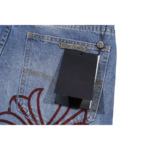 Chrome Hearts Levi’s Stencil Cross Patch Jeans - Image 3