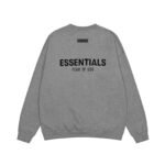 Fear of God Essentials Crewneck Sweatshirt ‘Dark-Oatmeal’ - Image 2