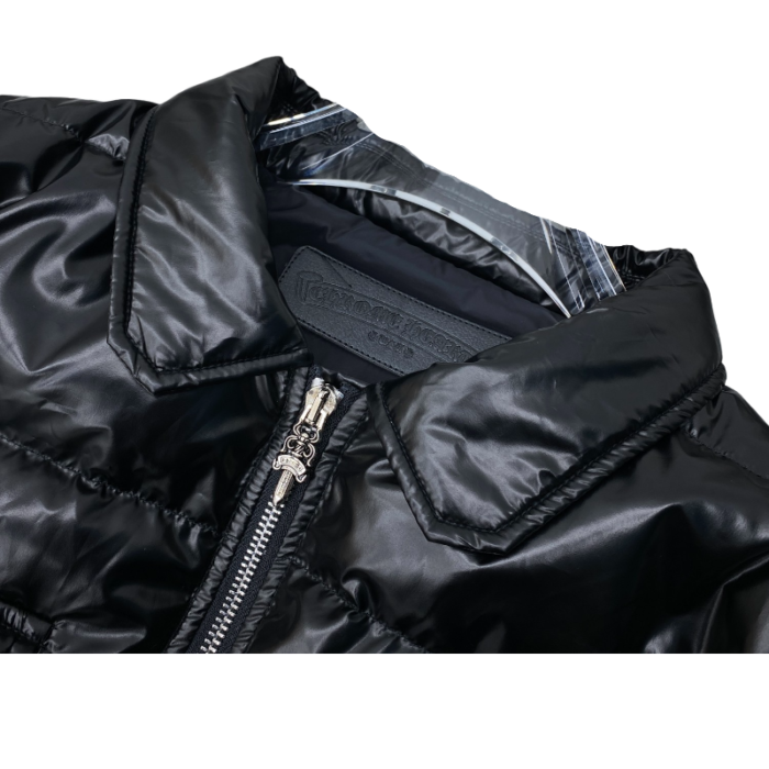 Chrome Hearts Green Puffer Jacket - Image 4