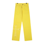 Chrome Hearts Paris Exclusive Levi’s Cross Patch Yellow Jeans