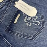 Chrome Hearts Zipper Jeans - Image 4