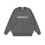 Fear of God Essentials Knit Sweater 'Grey Melange'