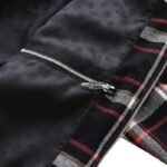 Chrome Hearts Plaid Shearling zip up Jacket - Image 5