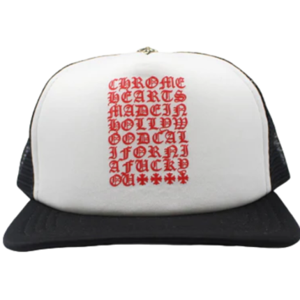 Chrome Hearts Eye chart Trucker Hat