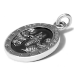 Chrome Hearts Oval Angel Medallion Charm Pendant - Image 4