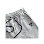 Chrome Hearts Gray Leather Cross Patch Pocket Shorts - Image 3