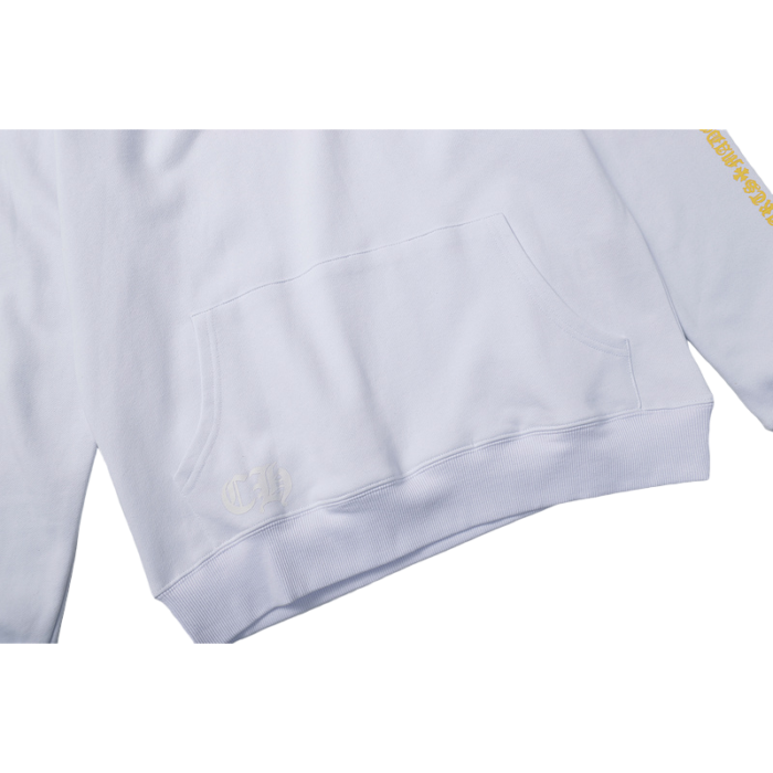 Chrome Heart Hollywood Yellow Cross Hoodie - Image 17
