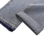 Chrome Hearts black Leather Cross Patches Jeans - Image 4