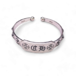 Chrome Hearts Cross Flower Rome Alphabet Bracelet - Image 4