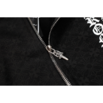 Chrome hearts Horseshoe Dark Pattern Logo Hoodie - Image 32