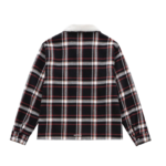 Chrome Hearts Plaid Shearling zip up Jacket - Image 2