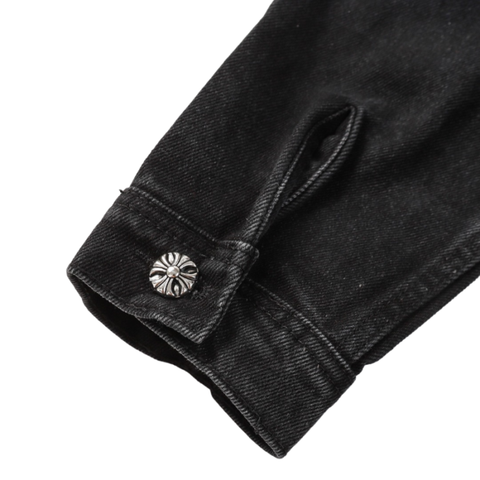 Chrome Hearts Denim White Patch Jackets - Image 7