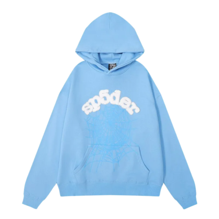 Sp5der Web Hoodie 'Sky Blue'
