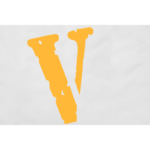 Vlone Yellow V Staple Hoodie - Image 4