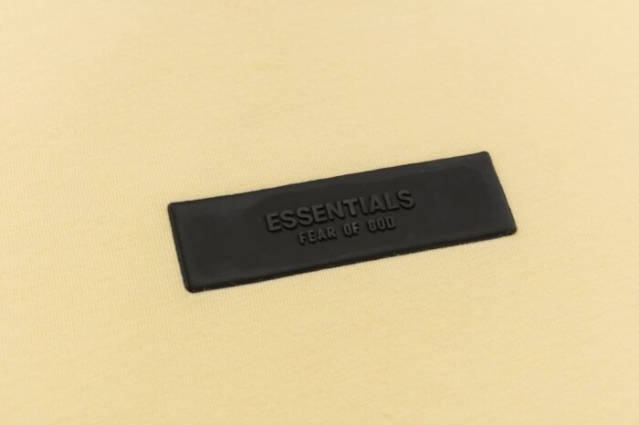Fear of God Essentials  Tee Dark Garden Yellow T-shirt - Image 3