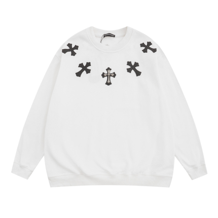 Chrome Hearts Leather Cross 7328 Sweatshirt