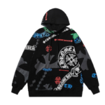 Chrome Hearts Stencil Multicolor Hoodie - Image 2