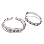 Chrome Hearts Cross Flower Rome Alphabet Bracelet - Image 3