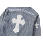 Chrome Hearts Vintage Denim Cross Jackets - Image 3