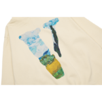 Vlone Staple Hoodie Beige - Image 3