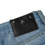 Chrome Hearts Flared Jeans With Leather Label Jeans - Image 7