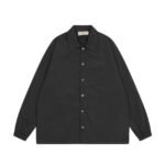 Fear of God Essentials Coach Jacket 'Jet Black' - Image 2