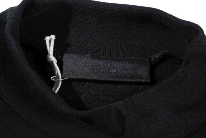 Fear of God Essentials Crewneck Sweatshirt 'Jet Black' - Image 14