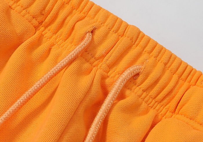 Hellstar Fire Orange Closed Elastic Bottom Sweatpants - Image 13