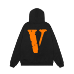 Vlone Orange Staple Hoodie - Image 11