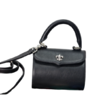 Chrome Hearts Fleur De Lis Black Mini Handle Bag - Image 4