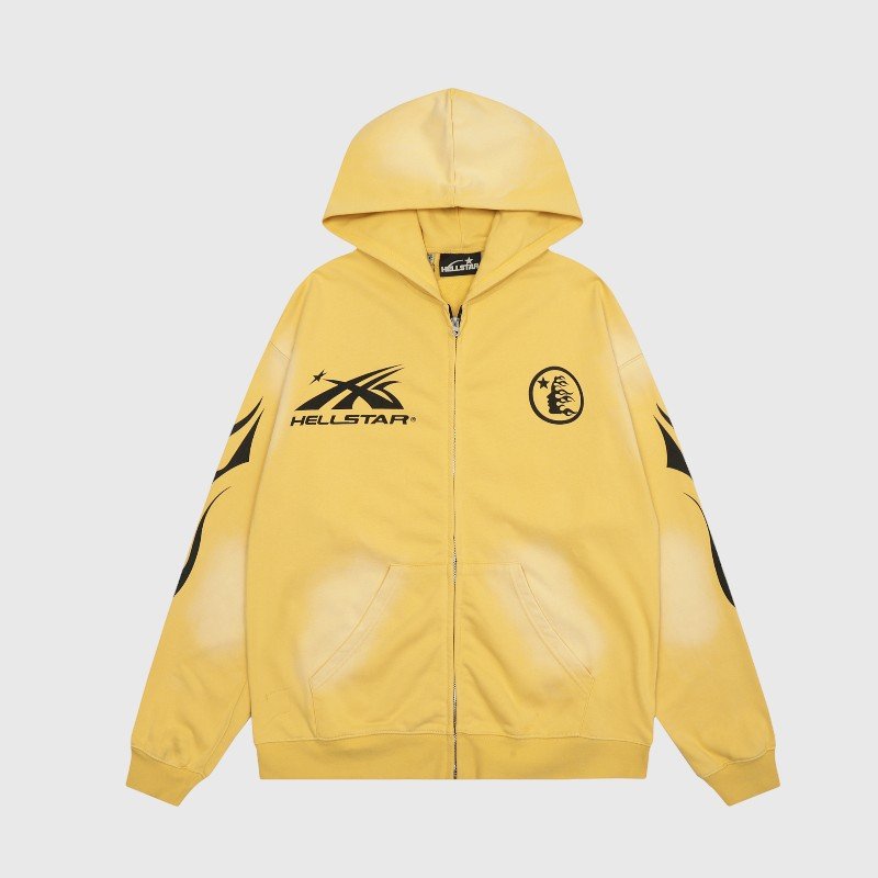 f81bb429-Photoroom.jpg Hellstar Sports Zip-Up Hoodie Yellow - Image 1