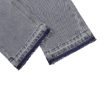 Chrome Hearts black Leather Cross Patches Jeans - Image 3