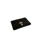 Chrome Hearts Silver Cross Embellished Leather Cardholder - Image 5
